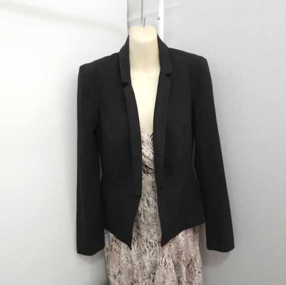 Aus8 Portmans Black Single Button Blazer Jacket - Picture 11 of 16